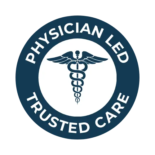 physician led trusted care badge