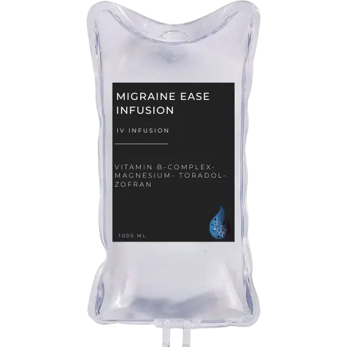 Migraine ease bag graphic