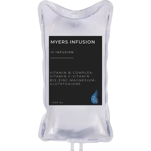 Myers infusion bag graphic
