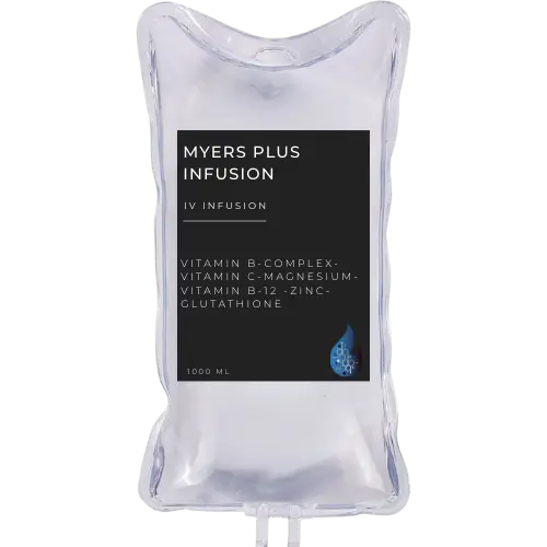 Myers plus infusion bag graphic
