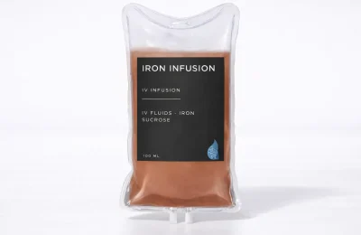 Iron infusion bag