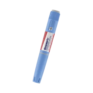 Ozempic (semaglutide) injection pen at an angle