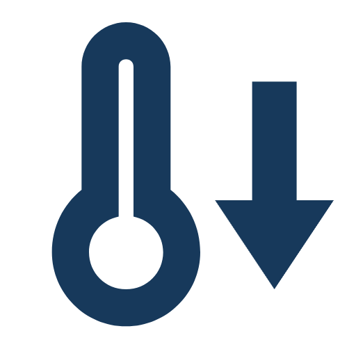 Icon representing fever reduction